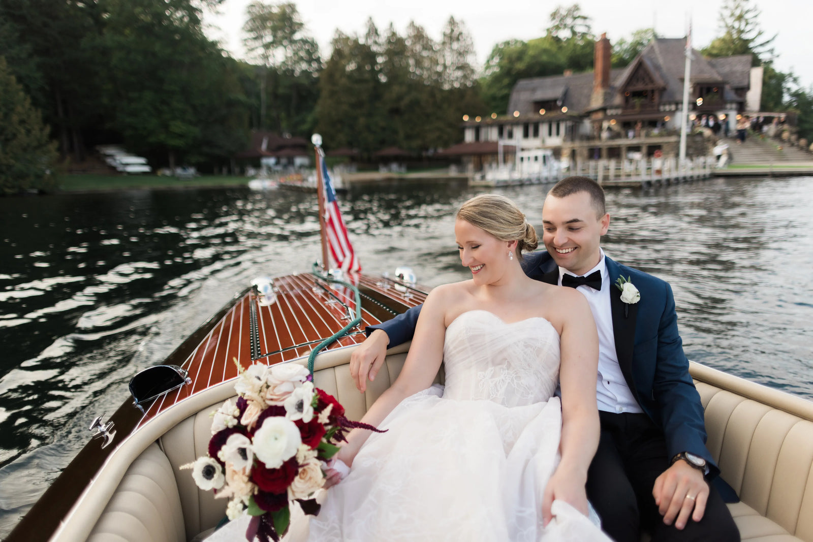 Courtney and Mason - The Lake George Club