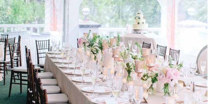 wedding arbor flower pink
