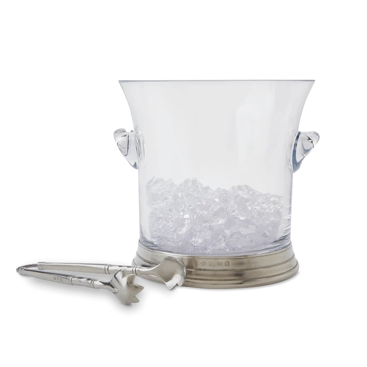 Crystal Ice Bucket w/Handles