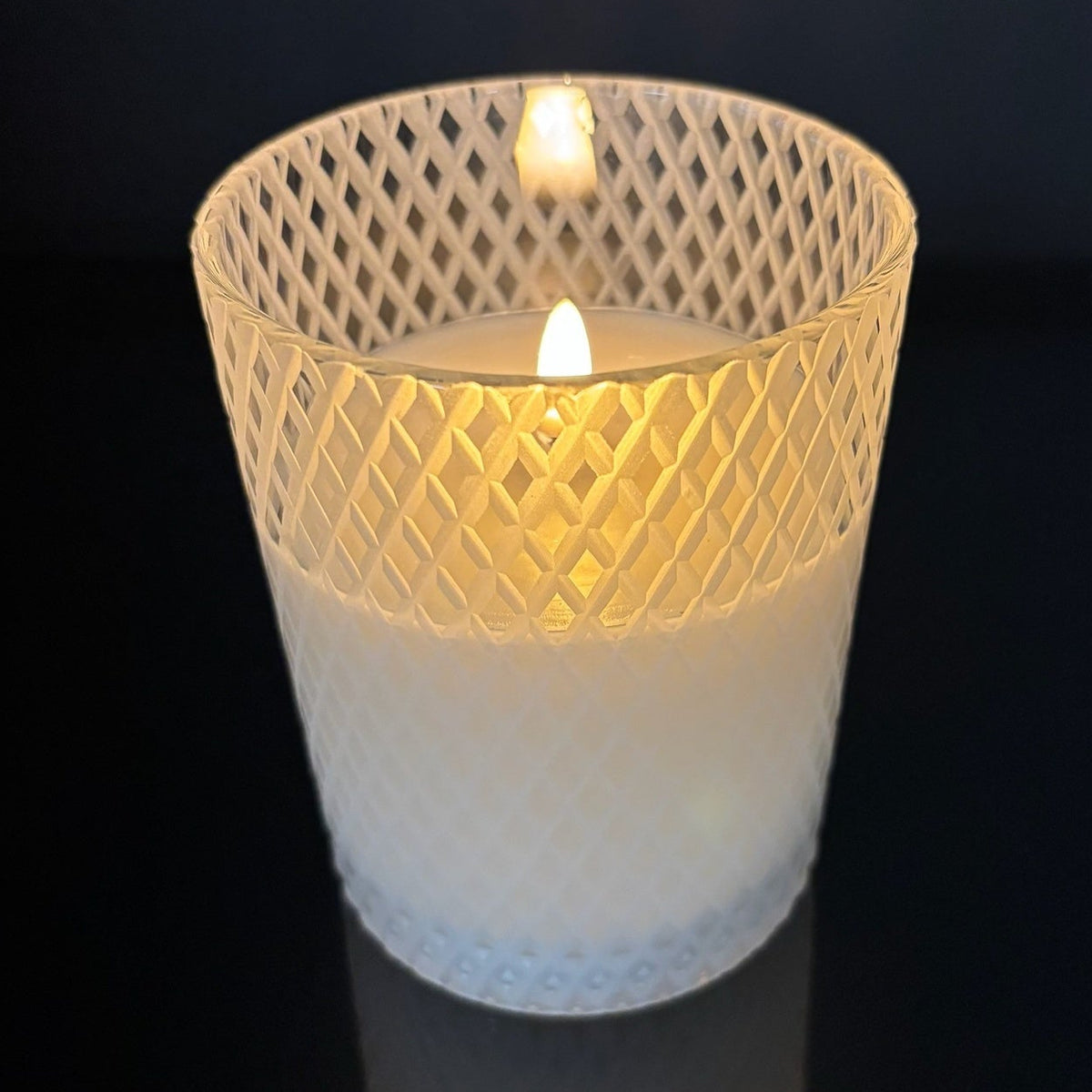 Ivory Trellis Candle