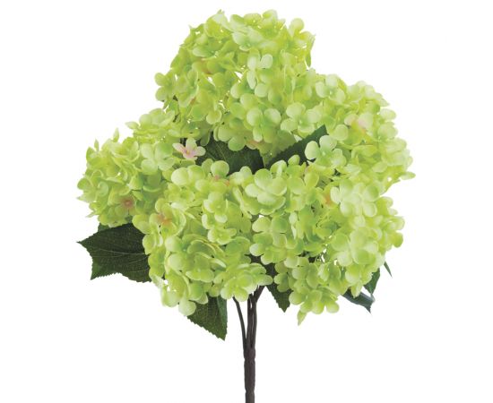 17"Hydrangea Bunch Green