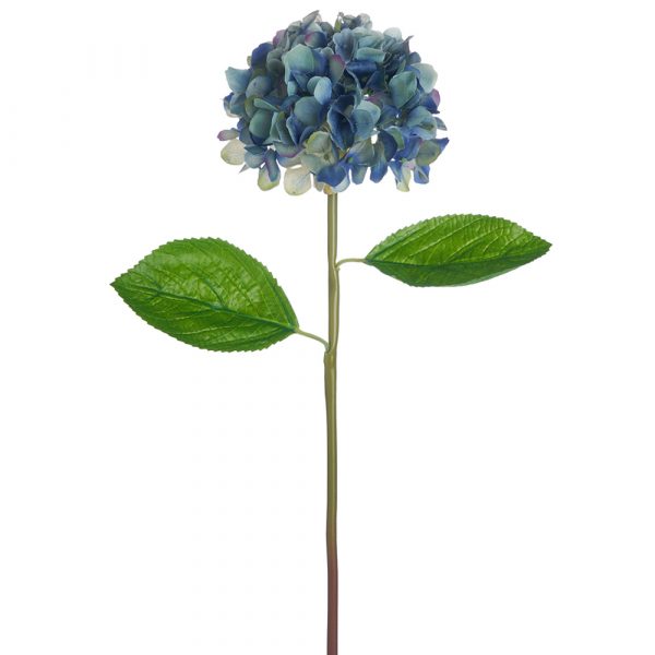 21.5" Real Touch Hydrangea Stem Blue