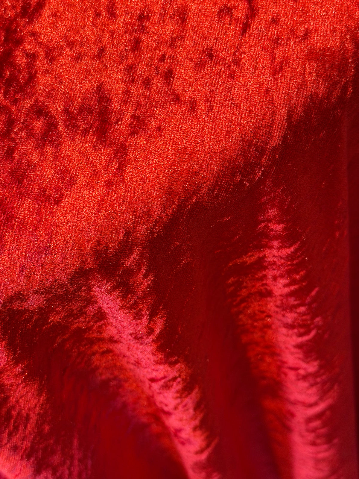 Red Crushed Velvet