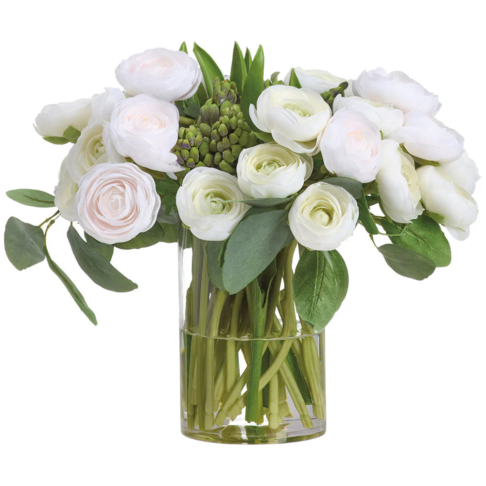 14" Ranunculus Arrangement
