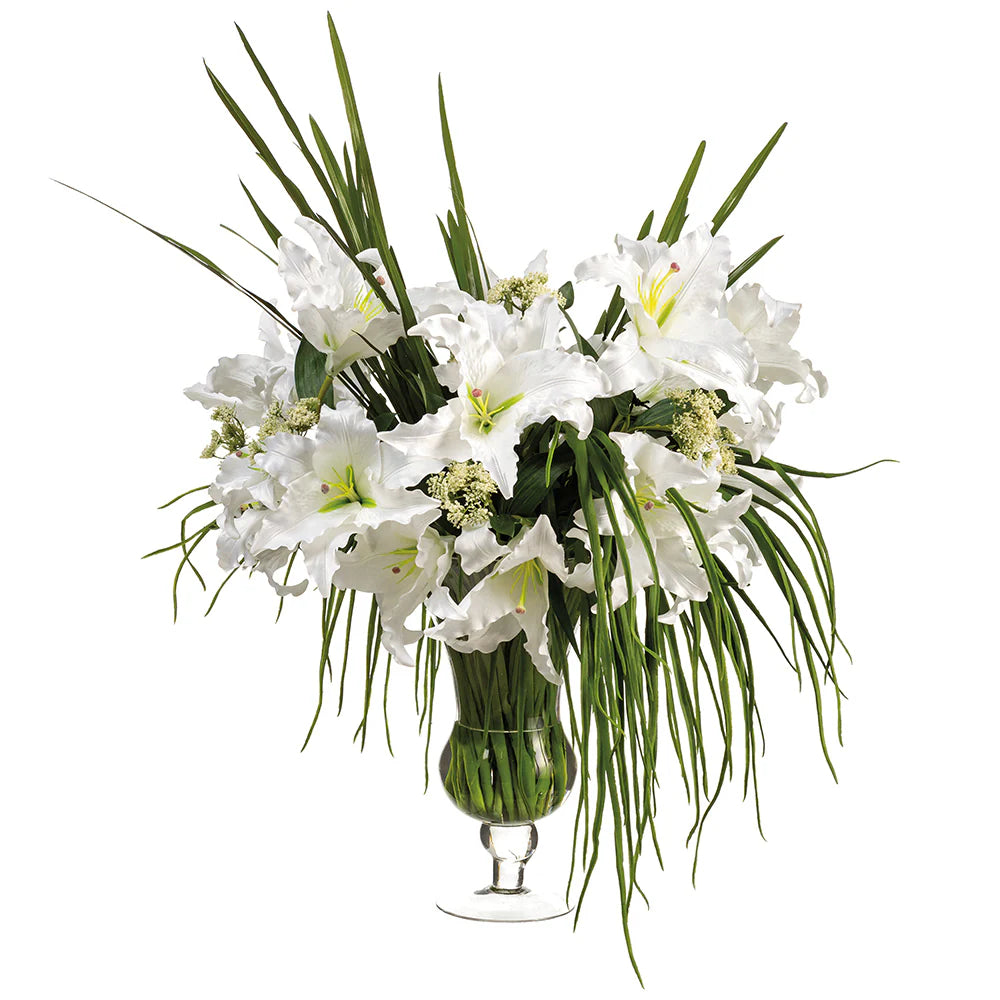 36" Casablanca Lily Arrangement