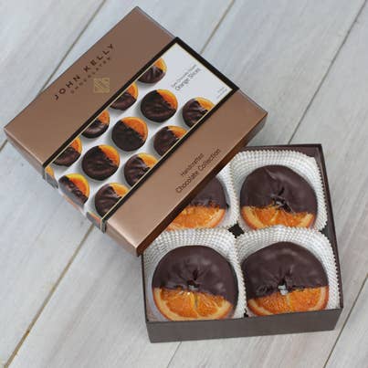 Dark Chocolate Dipped Orange Slice Gift Box