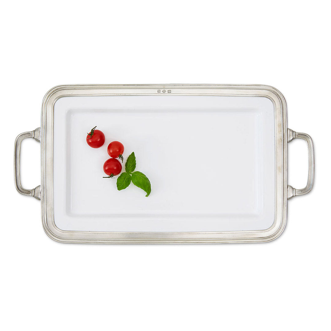Gianna Rectangular Platter Med. w/Handles