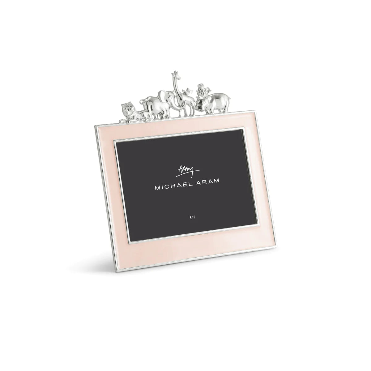 Animals Frame Pink Enamel 5x7