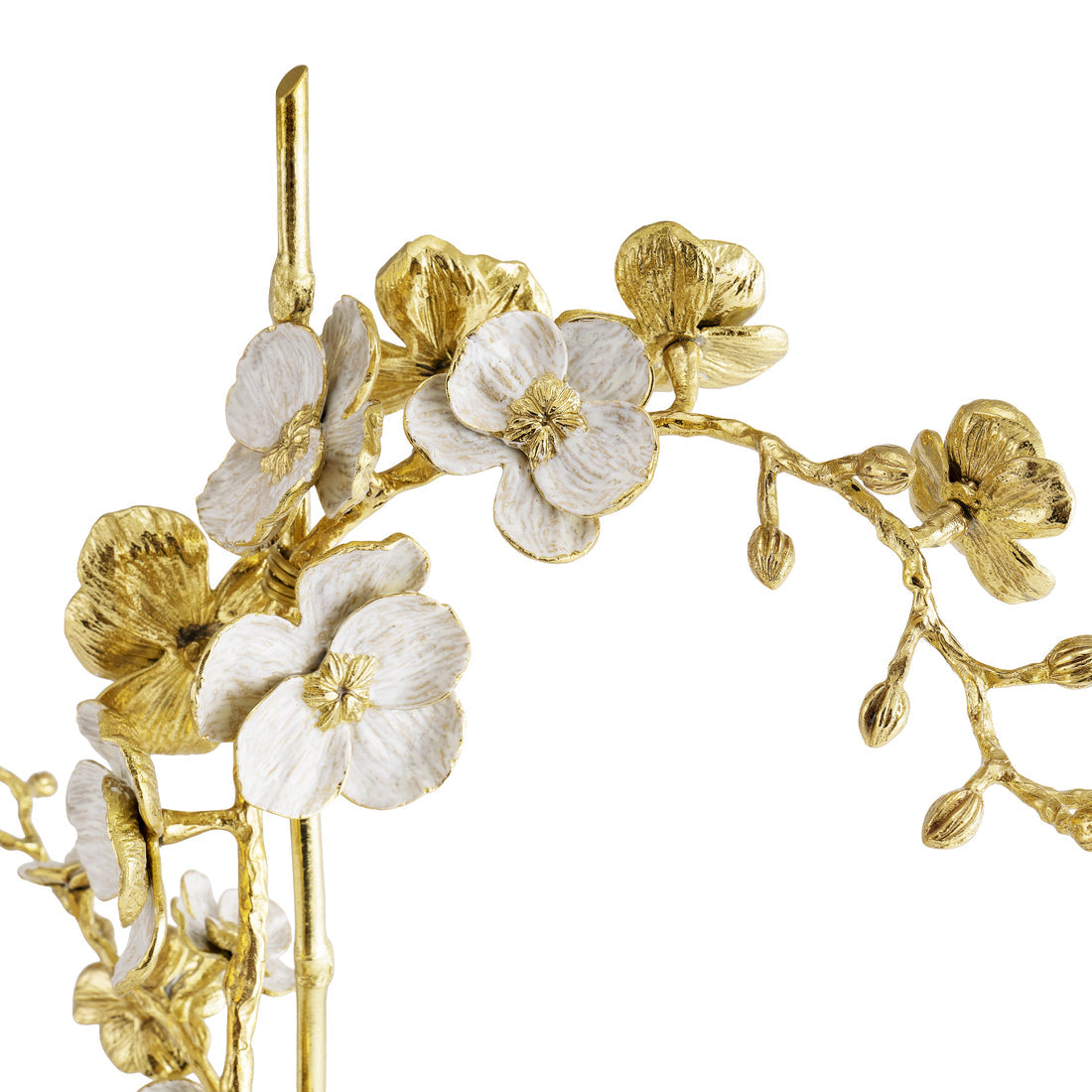 Golden Orchid Large Stem Sculpture