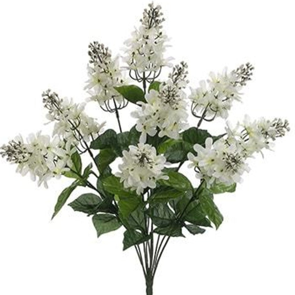 20.5" Lilac Branch White