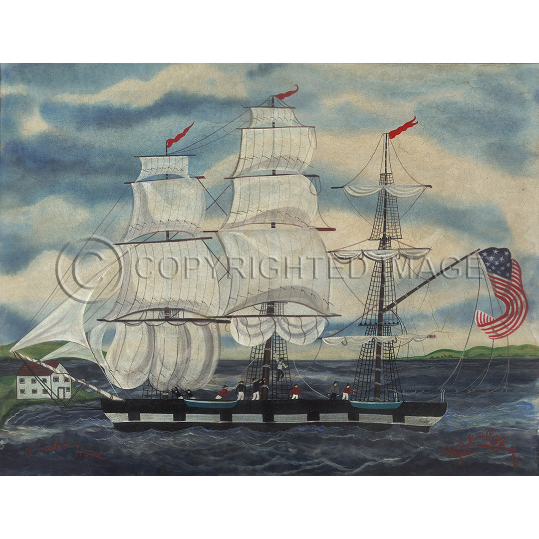 Ship A Sailors Home 23x30