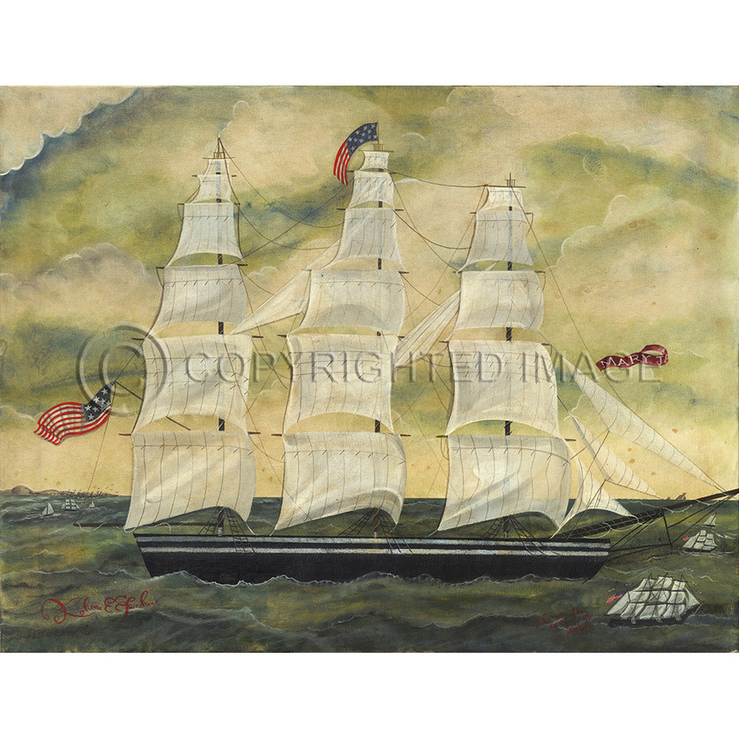 Ship The Envy of the Atlantic 43x56