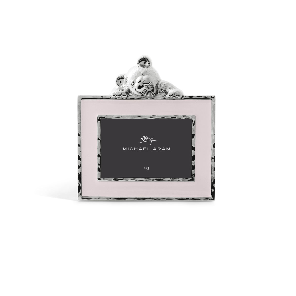 Teddy Frame Pink Enamel 2x3