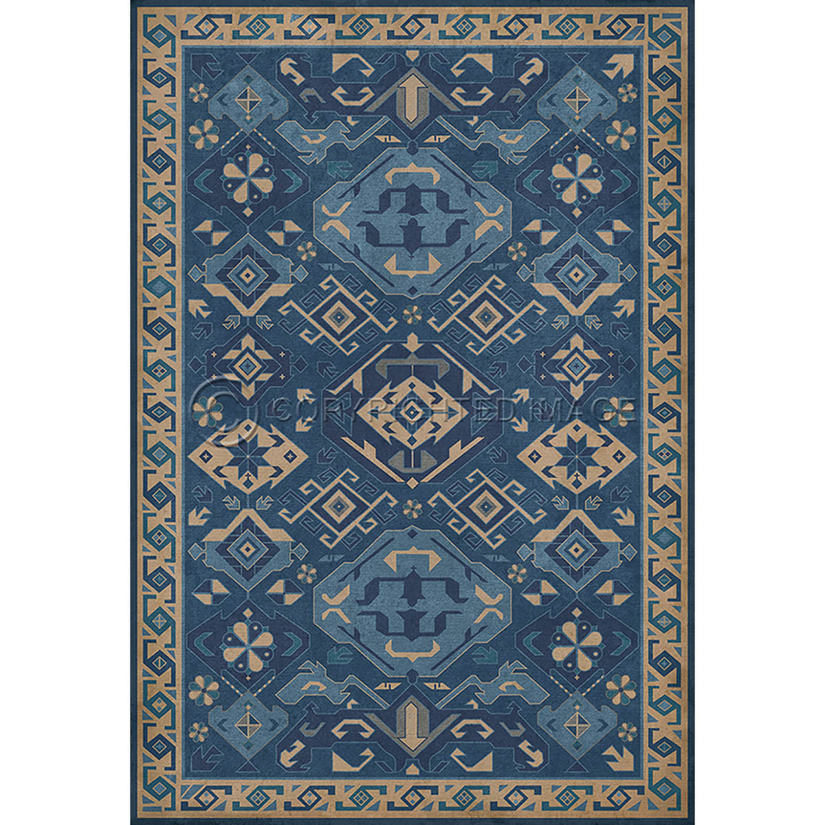 Traditional Indigo 52x76