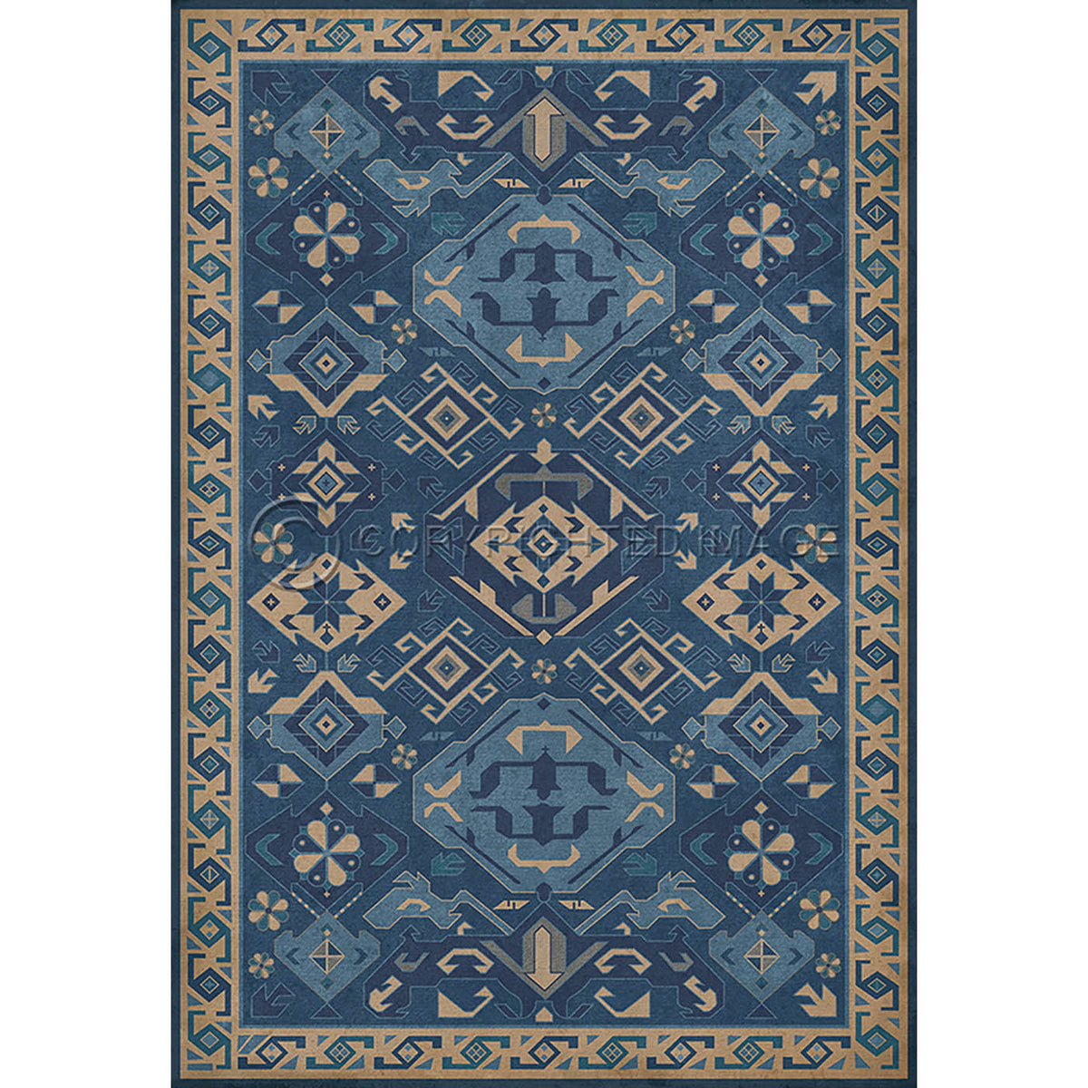 Traditional Indigo 70x102