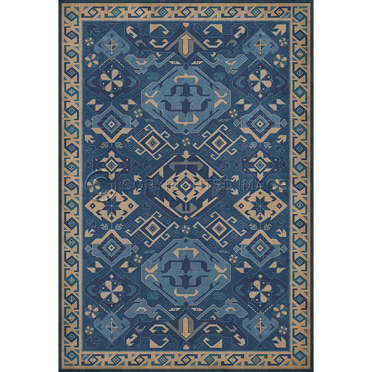 Traditional Indigo 120x175