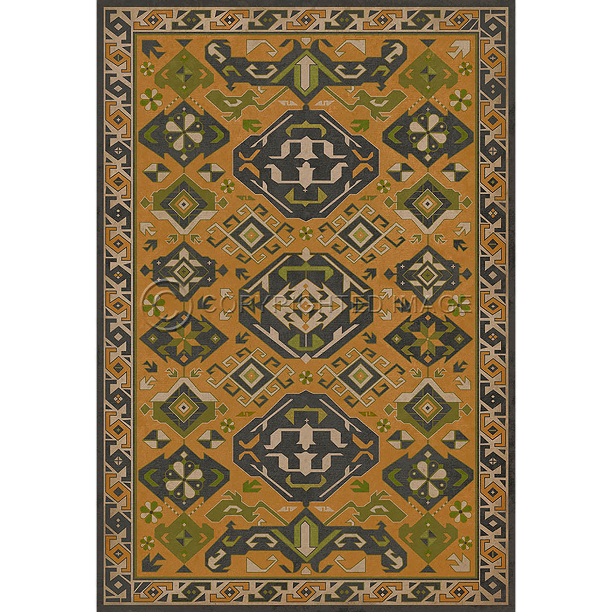 Traditional Mustard 52x76