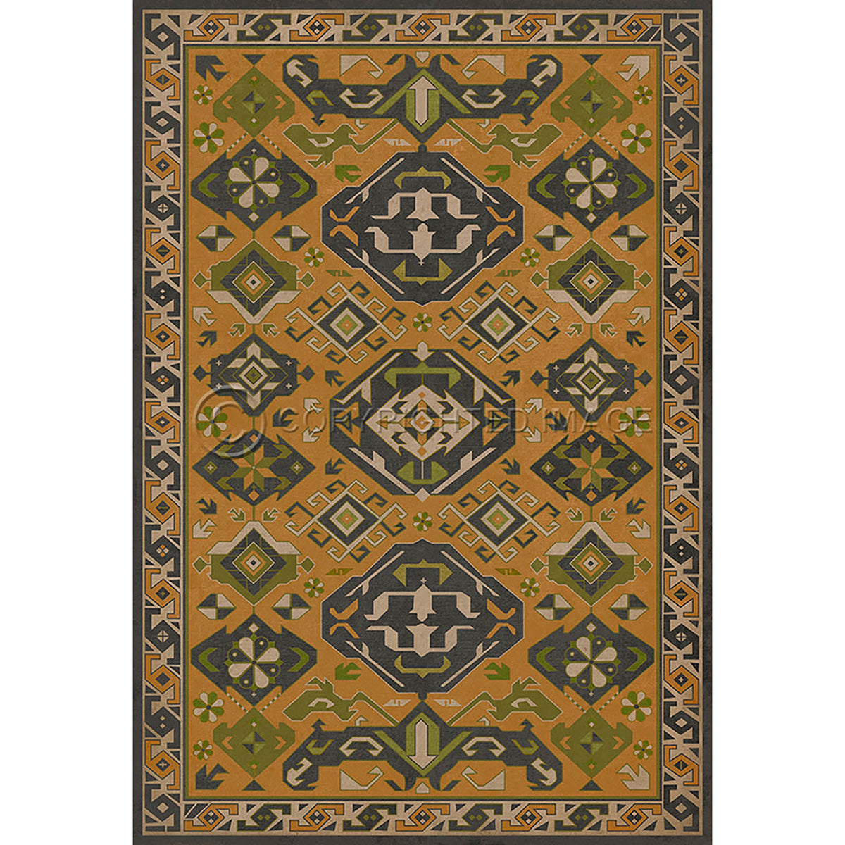 Traditional Mustard 70x102