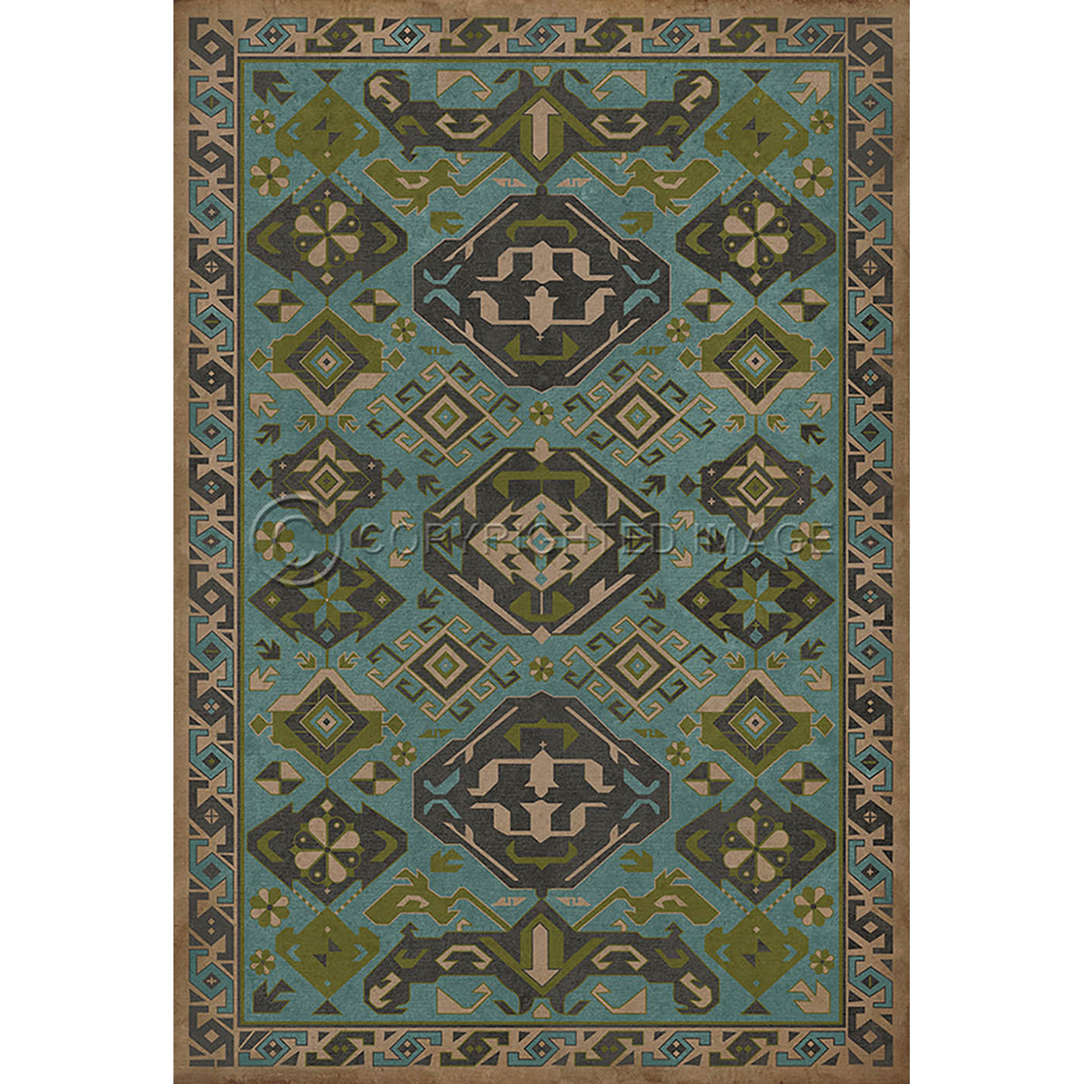 Traditional Stone Blue 38x56