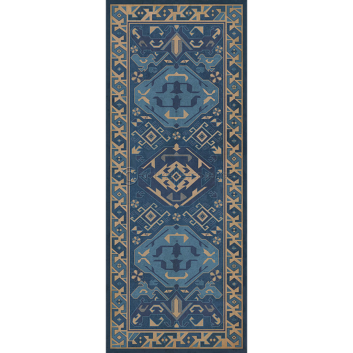 Traditional Indigo 36x90