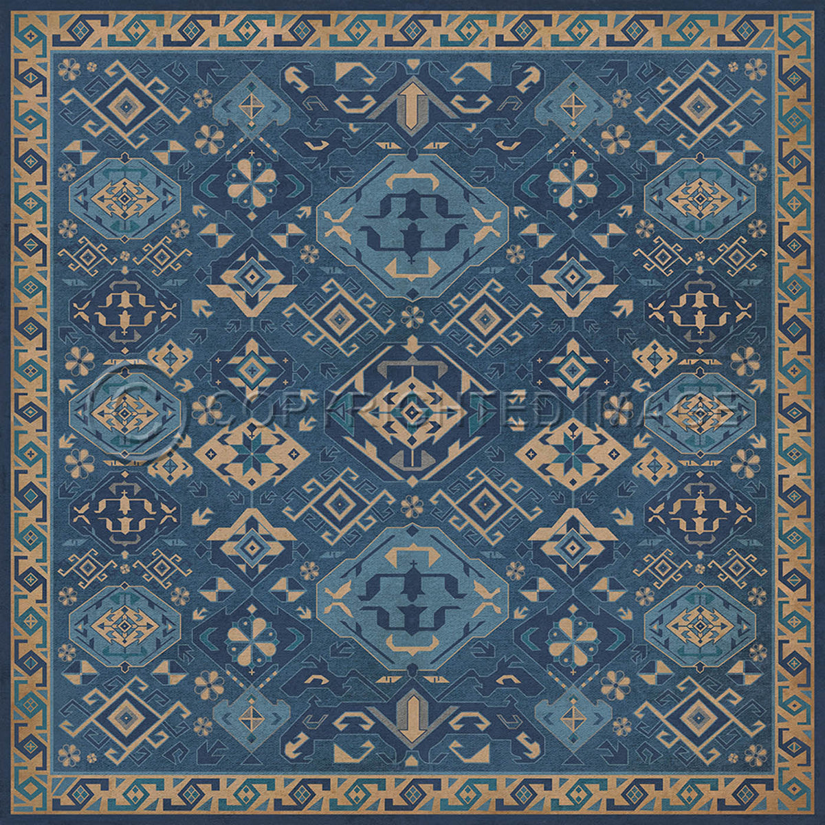 Traditional Indigo 48x48