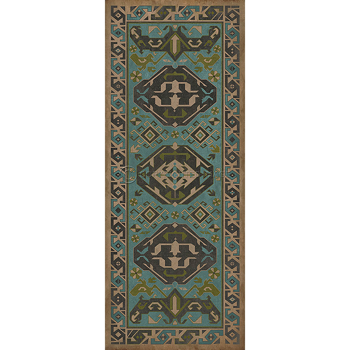 Traditional Stone Blue 36x90