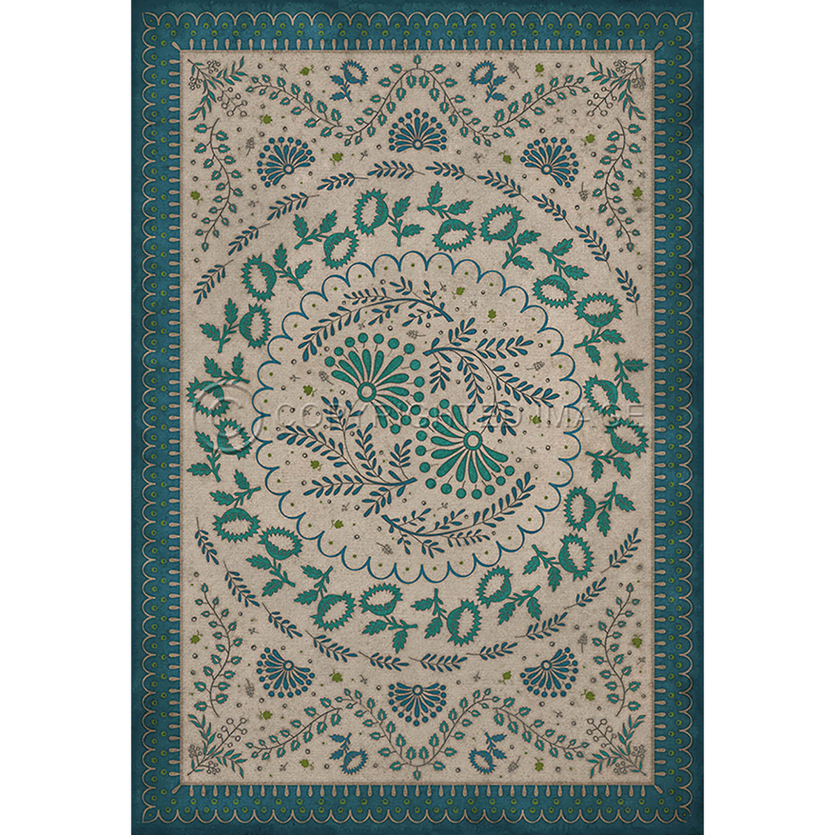 Cozens Mist Covered Mountains 96x140