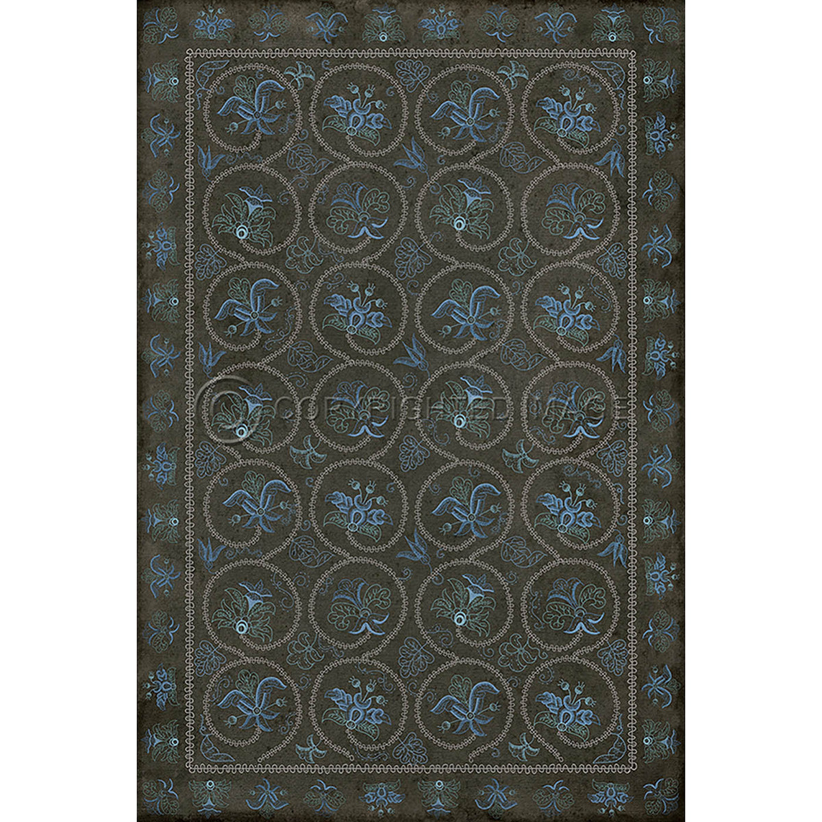 Crewelwork Delphinium 20x30