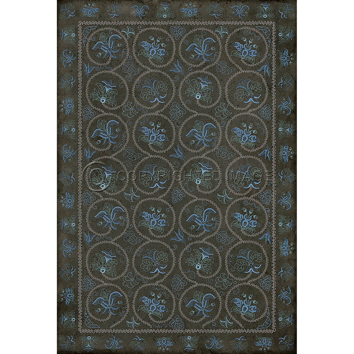 Crewelwork Delphinium 38x56