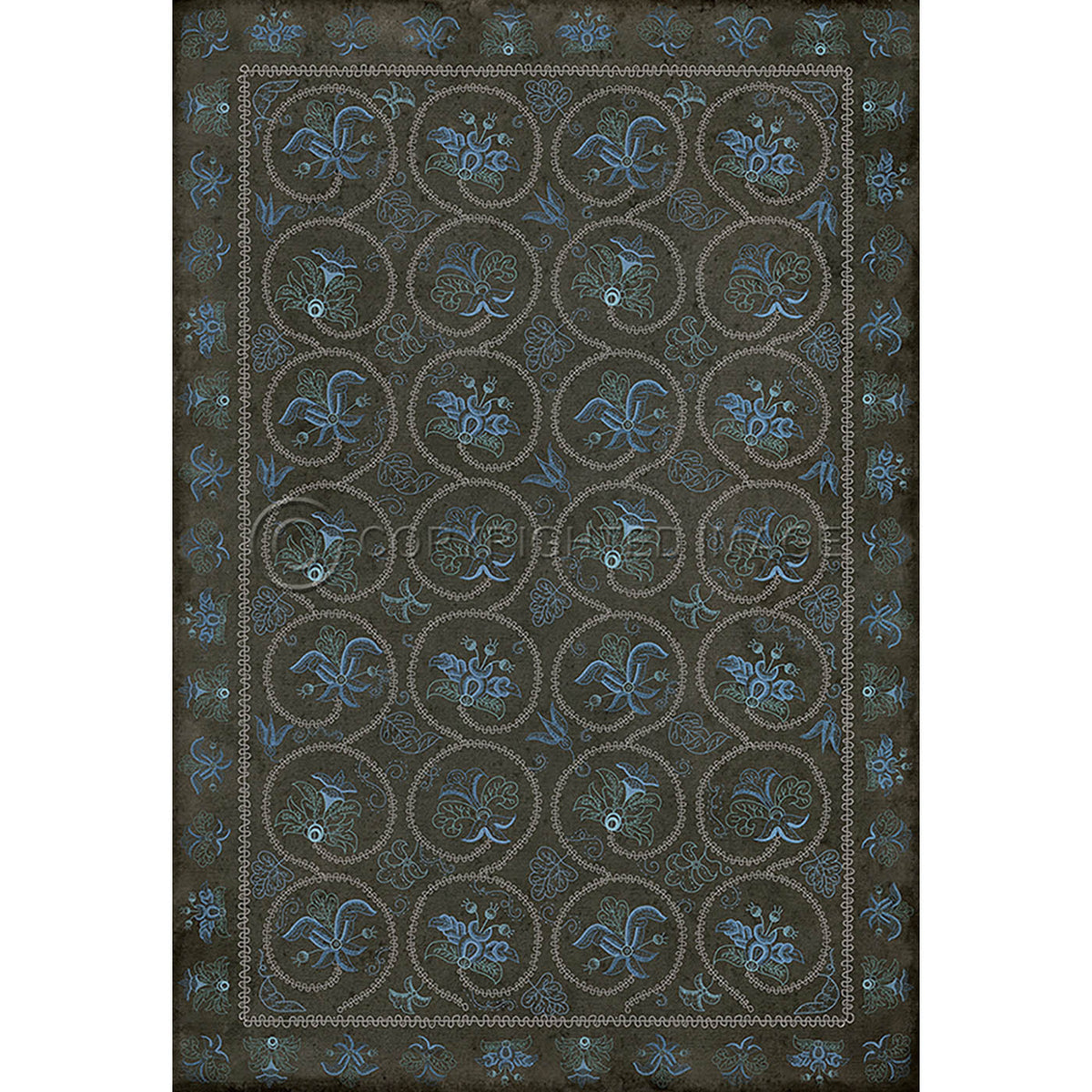 Crewelwork Delphinium 52x76