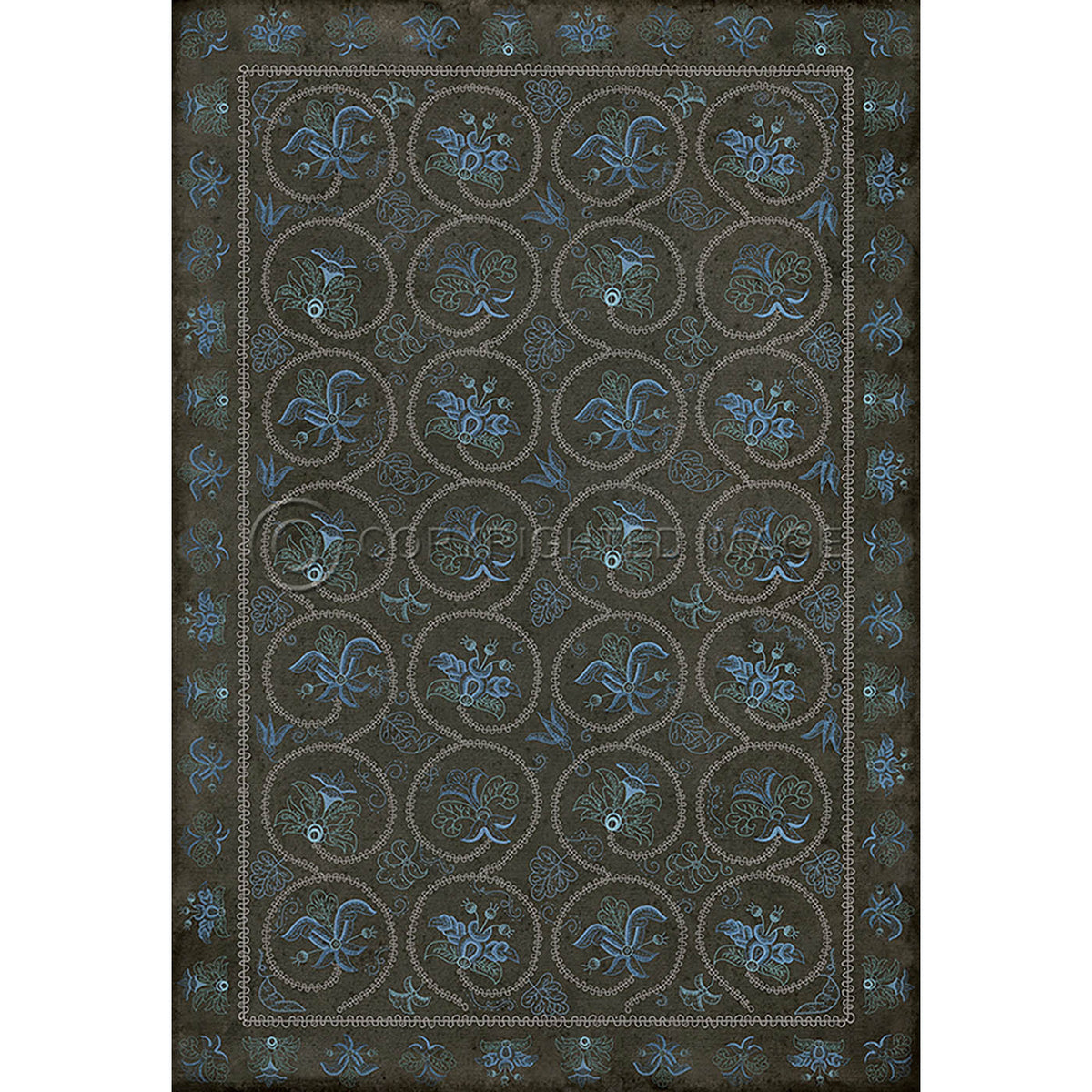 Crewelwork Delphinium 70x102