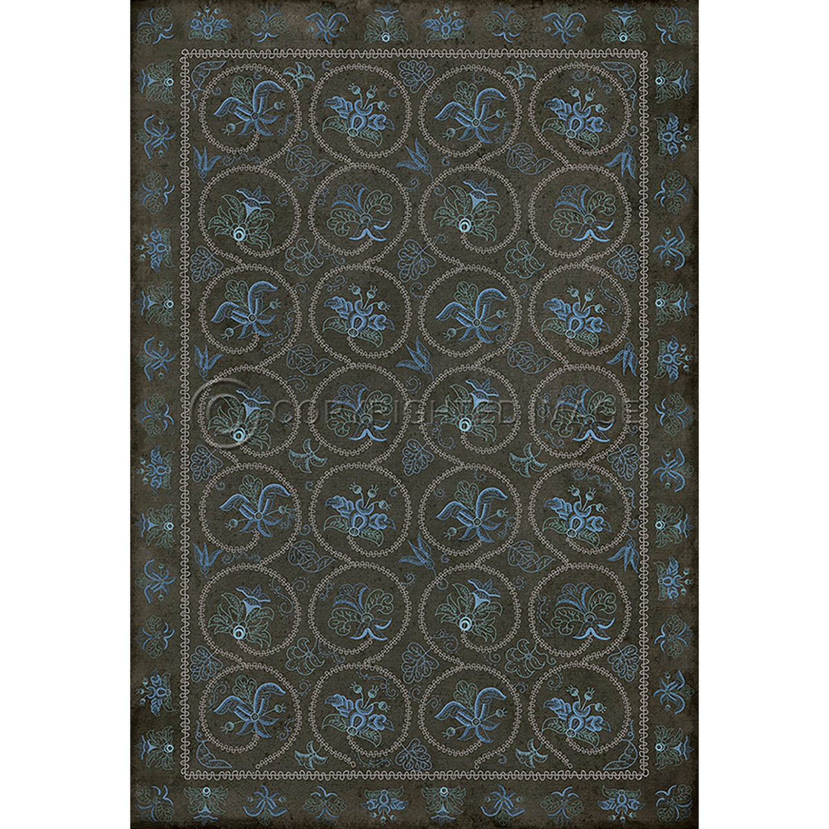 Crewelwork Delphinium 120x175