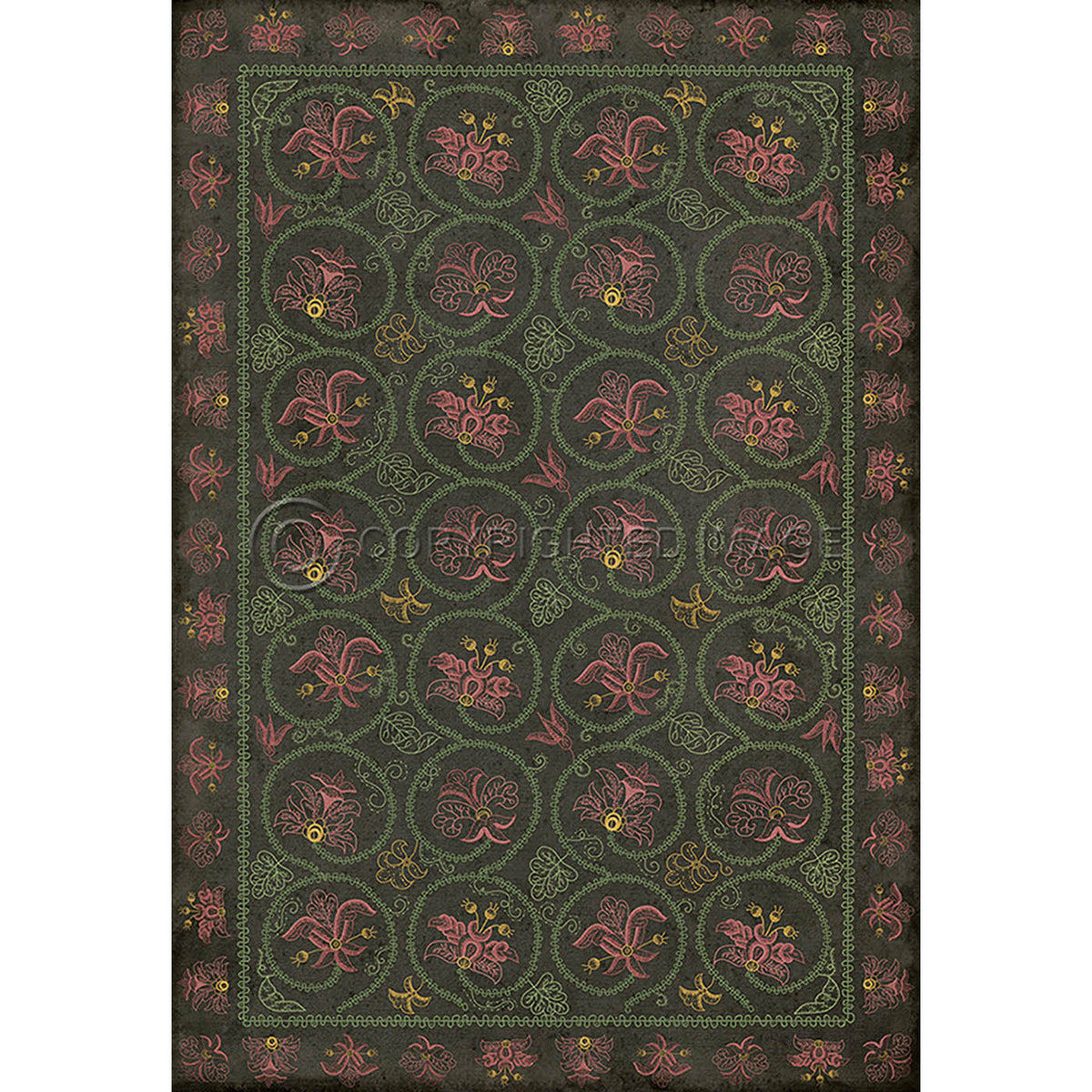 Crewelwork Dianthus 96x140