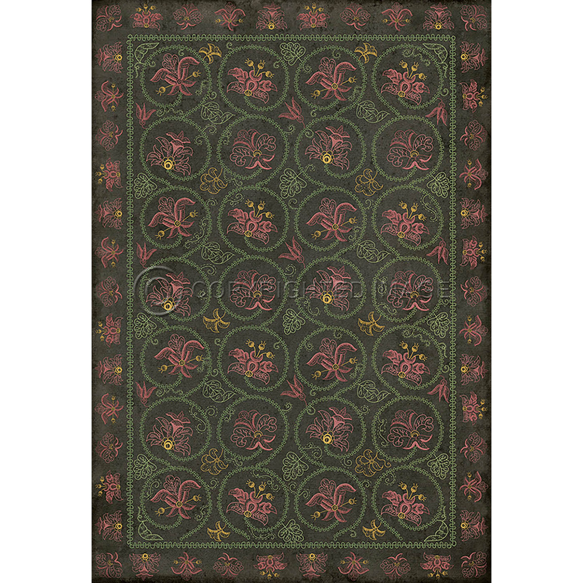 Crewelwork Dianthus 120x175