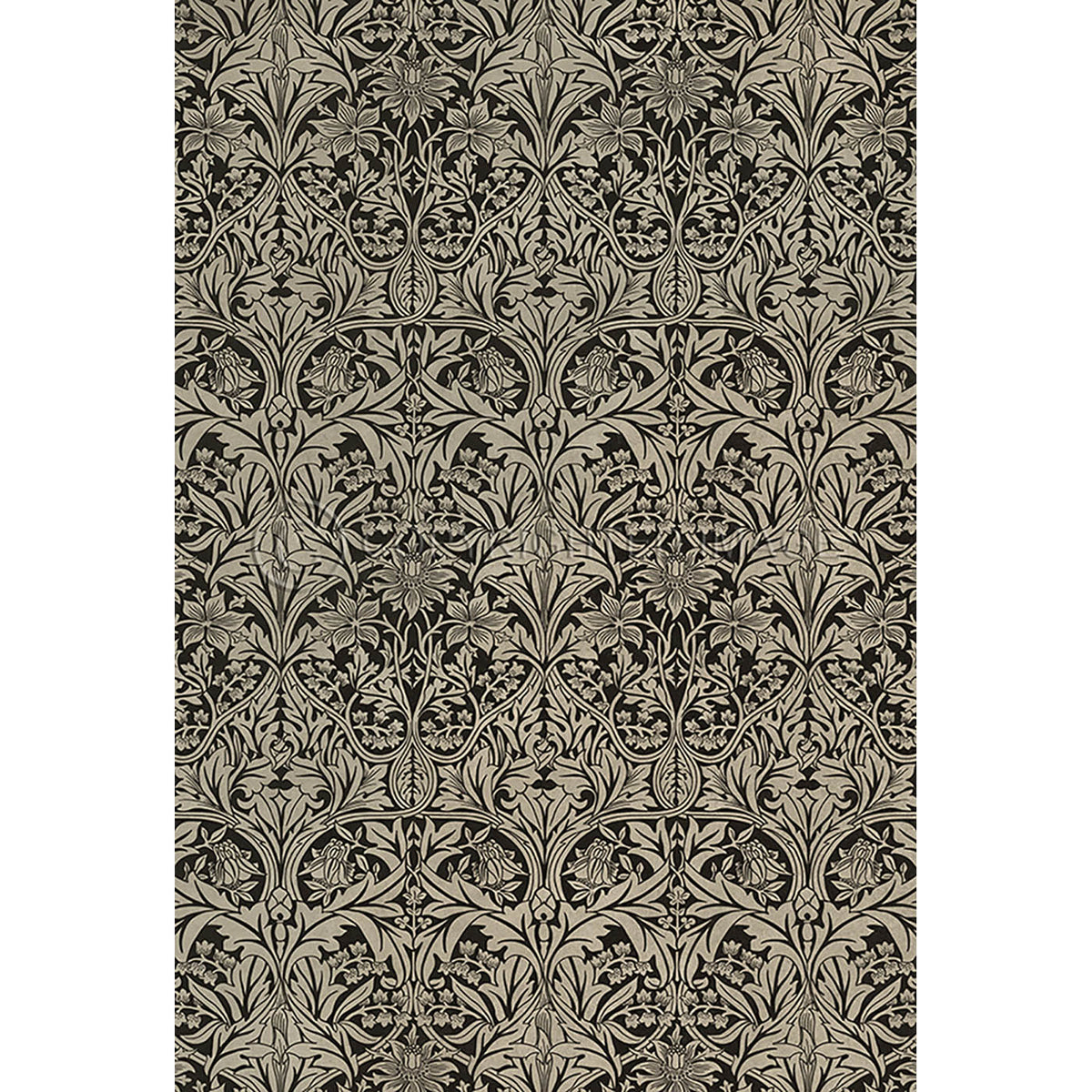 Bluebell Calico and Black 38x56