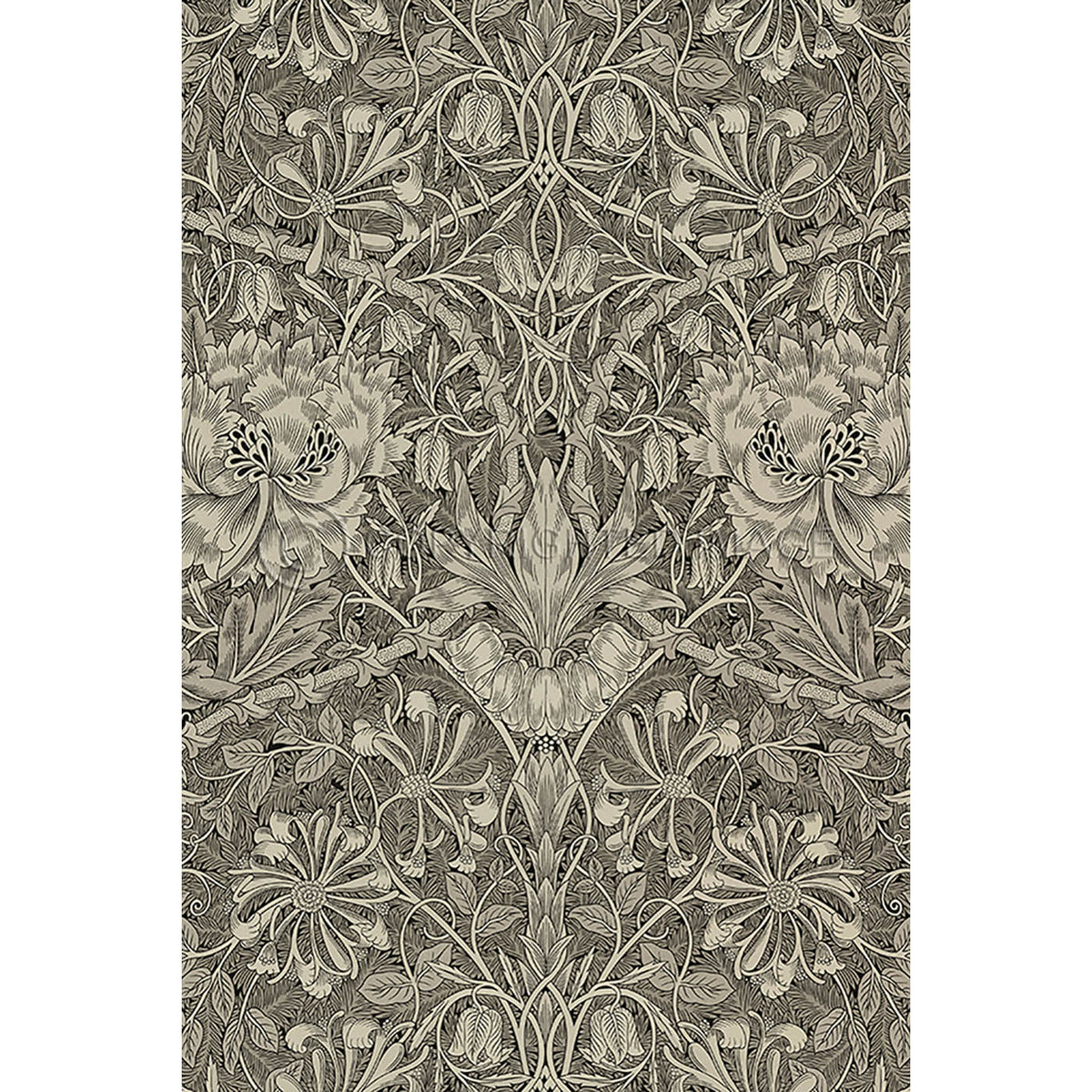 Honeysuckle and Tulip Birch Grey 20x30