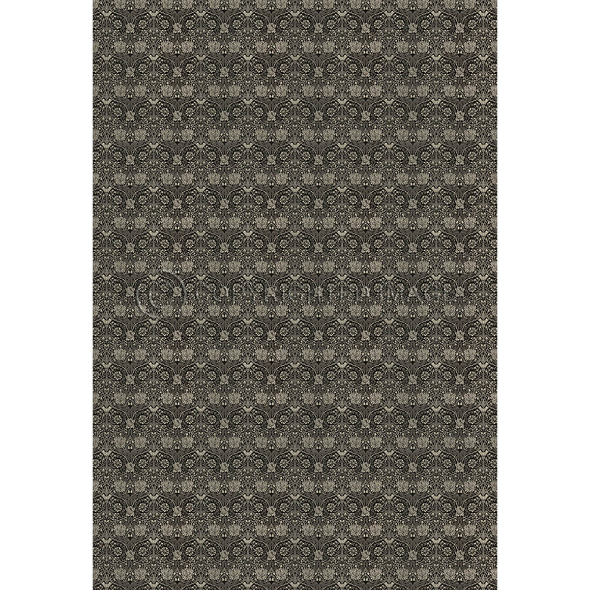 Honeysuckle and Tulip Black 120x175