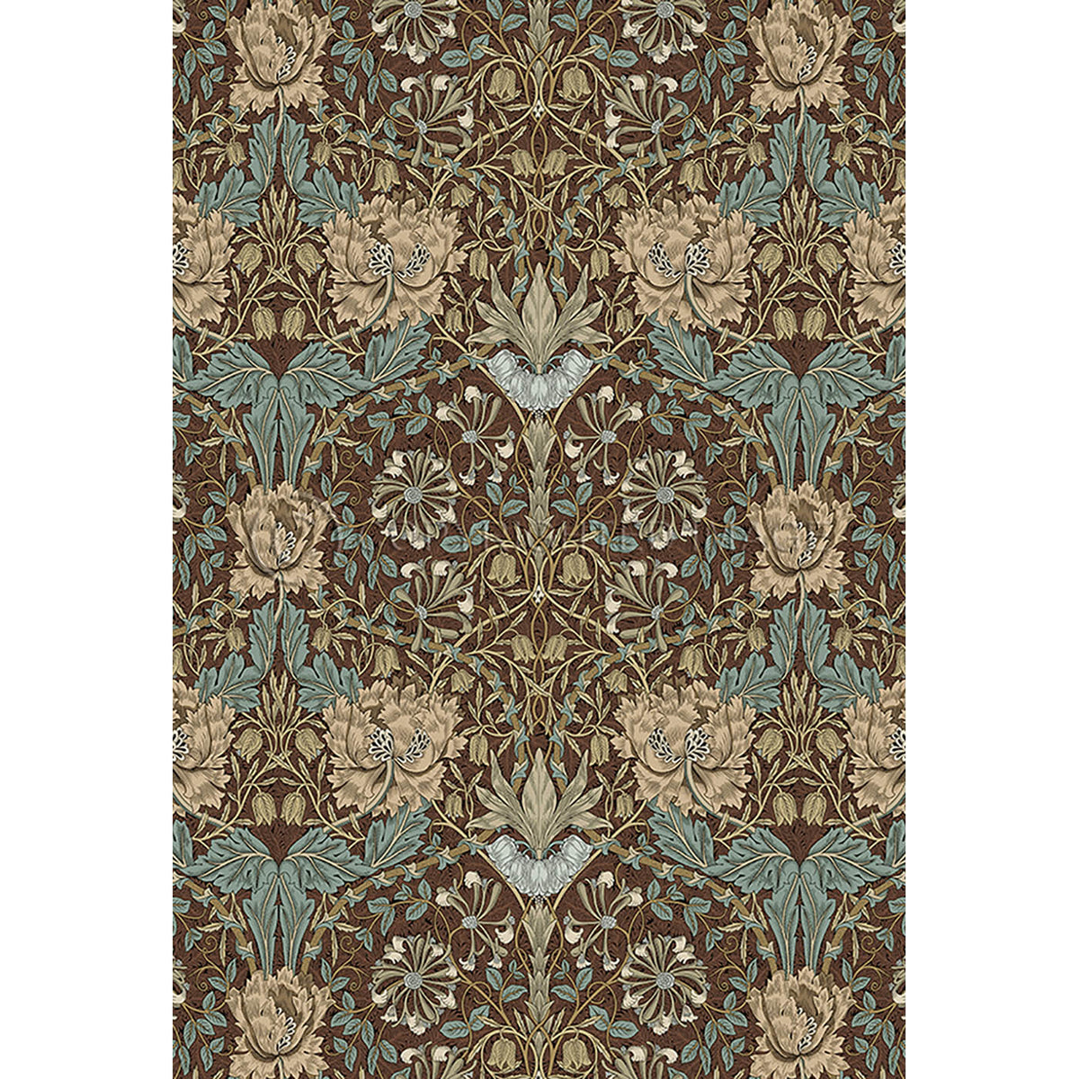 Honeysuckle and Tulip Bullrush 38x56