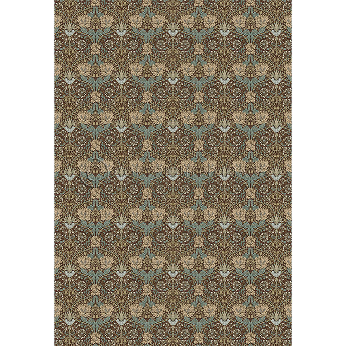 Honeysuckle and Tulip Bullrush 96x140