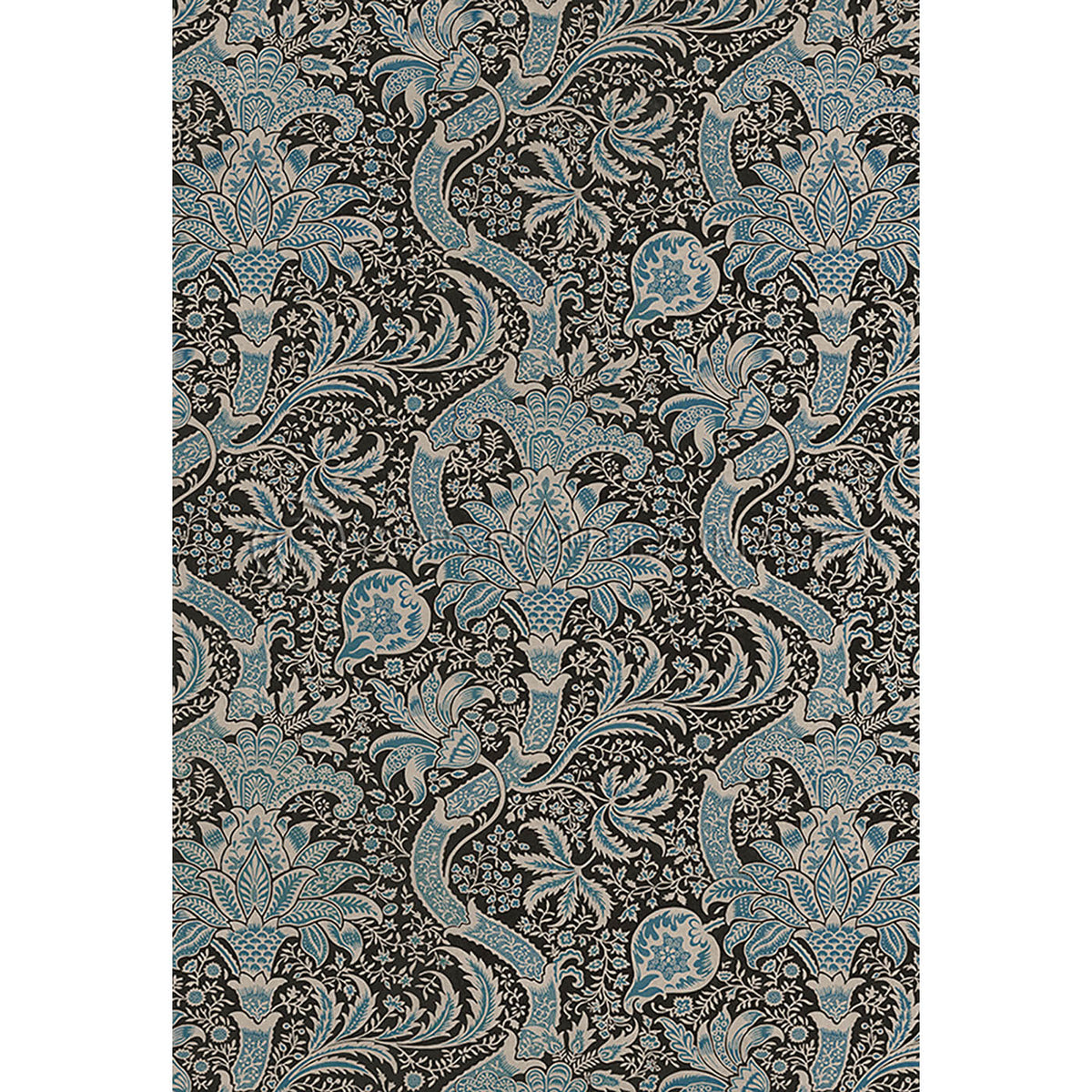 Indian Black and Cobalt 52x76