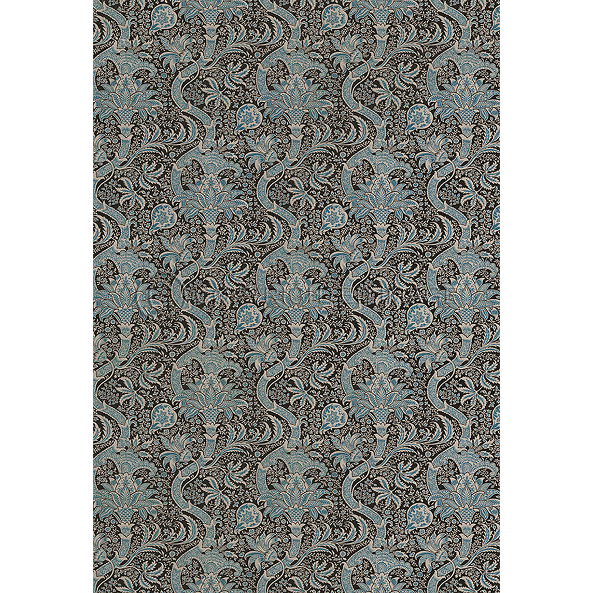 Indian Black and Cobalt 96x140