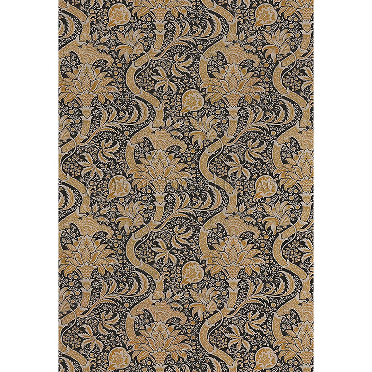 Indian Ochre and Black 70x102