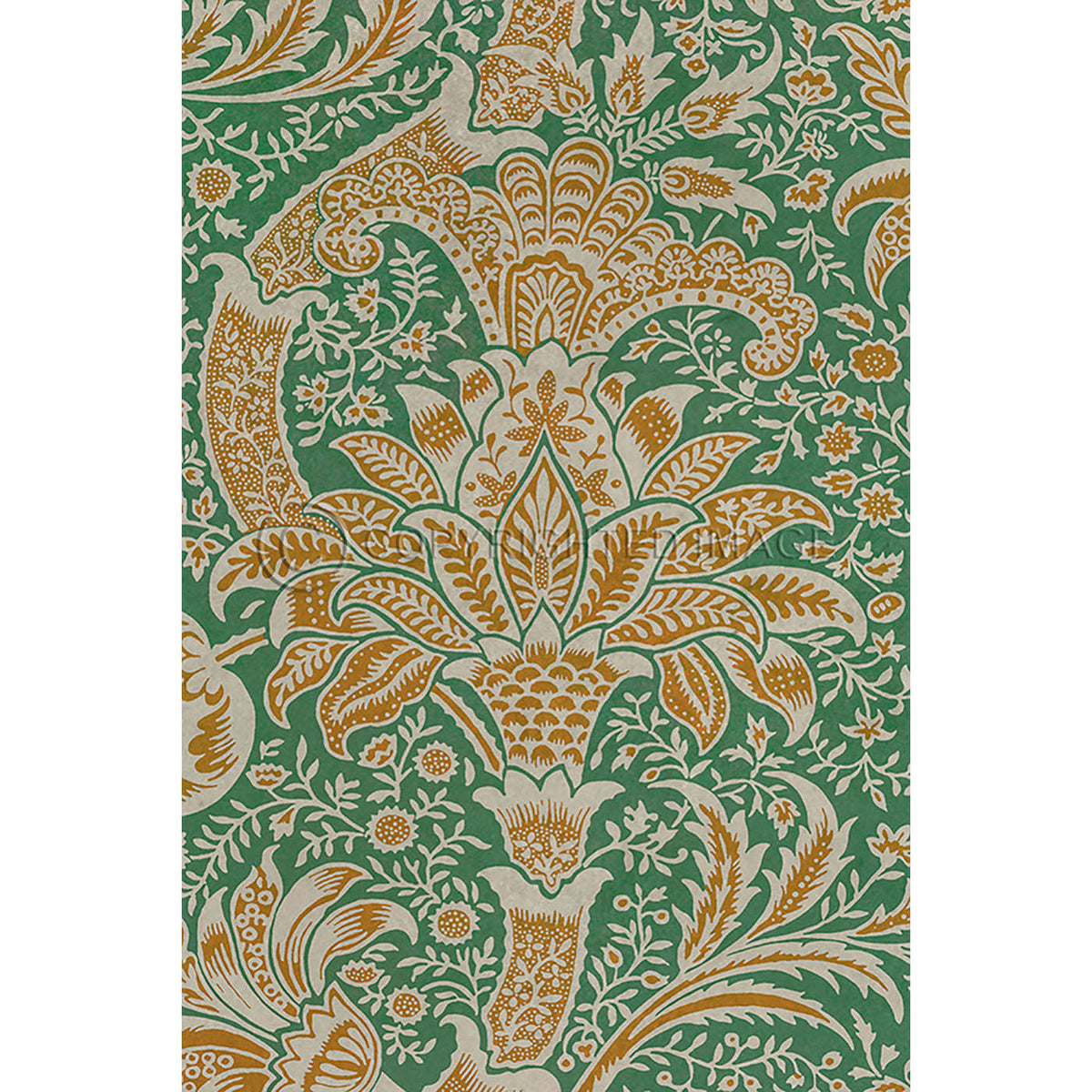 Indian Orange and Fern 20x30