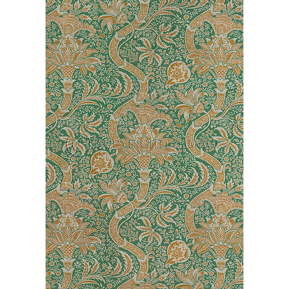 Indian Orange and Fern 52x76