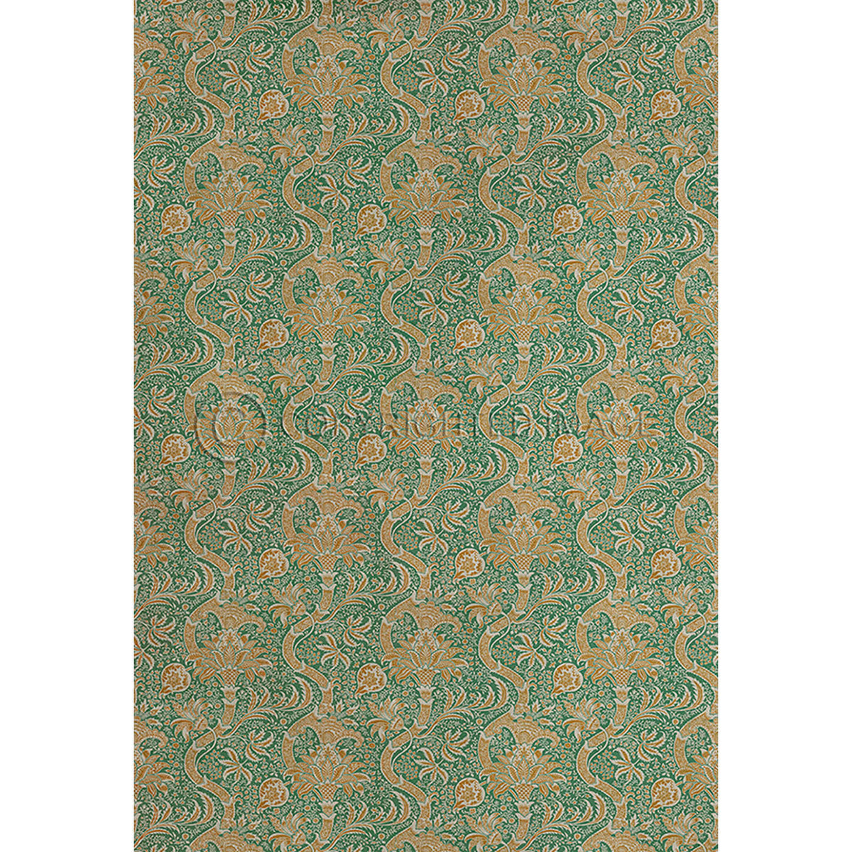 Indian Orange and Fern 120x175