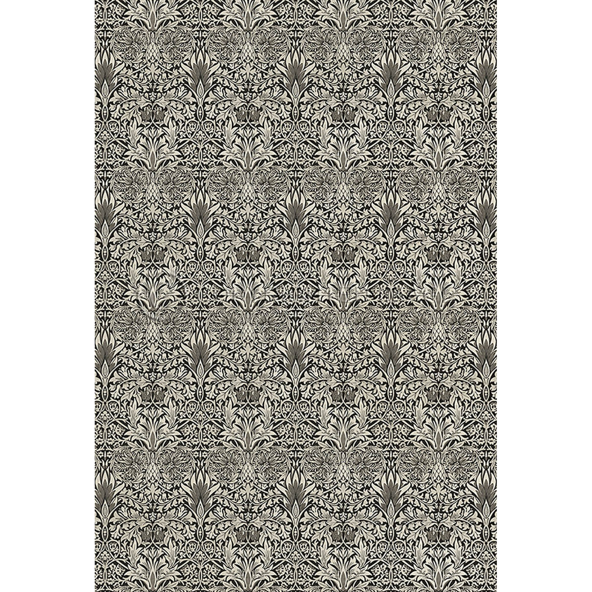 Snakeshead Black and Parchment 38x56