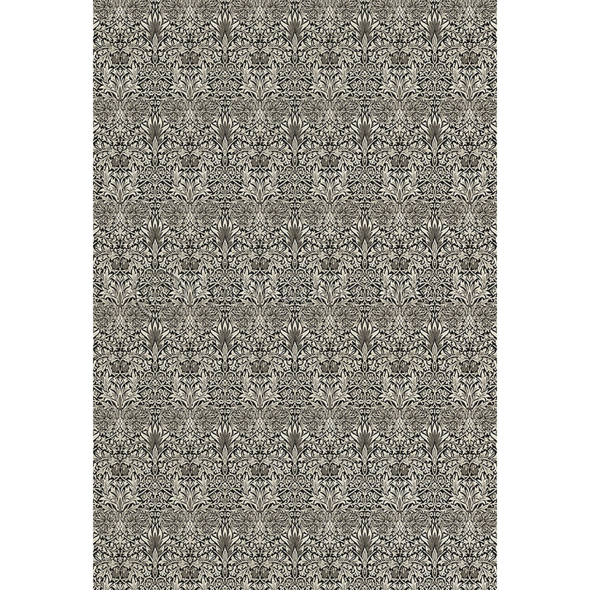 Snakeshead Black and Parchment 52x76