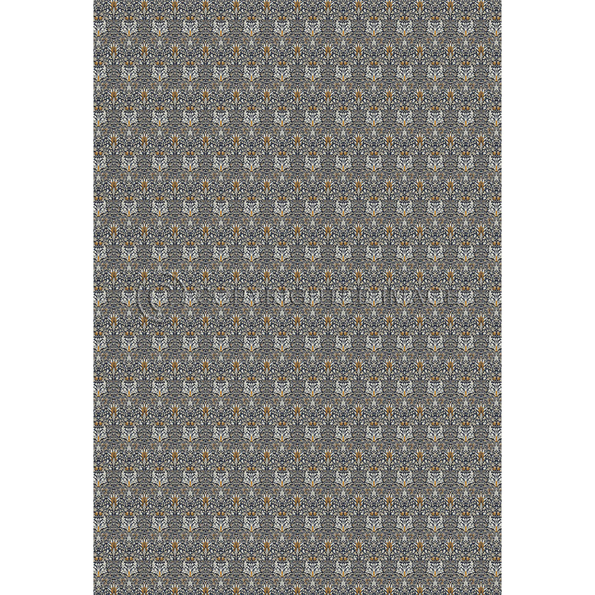 Snakeshead Indigo and Gold 120x175