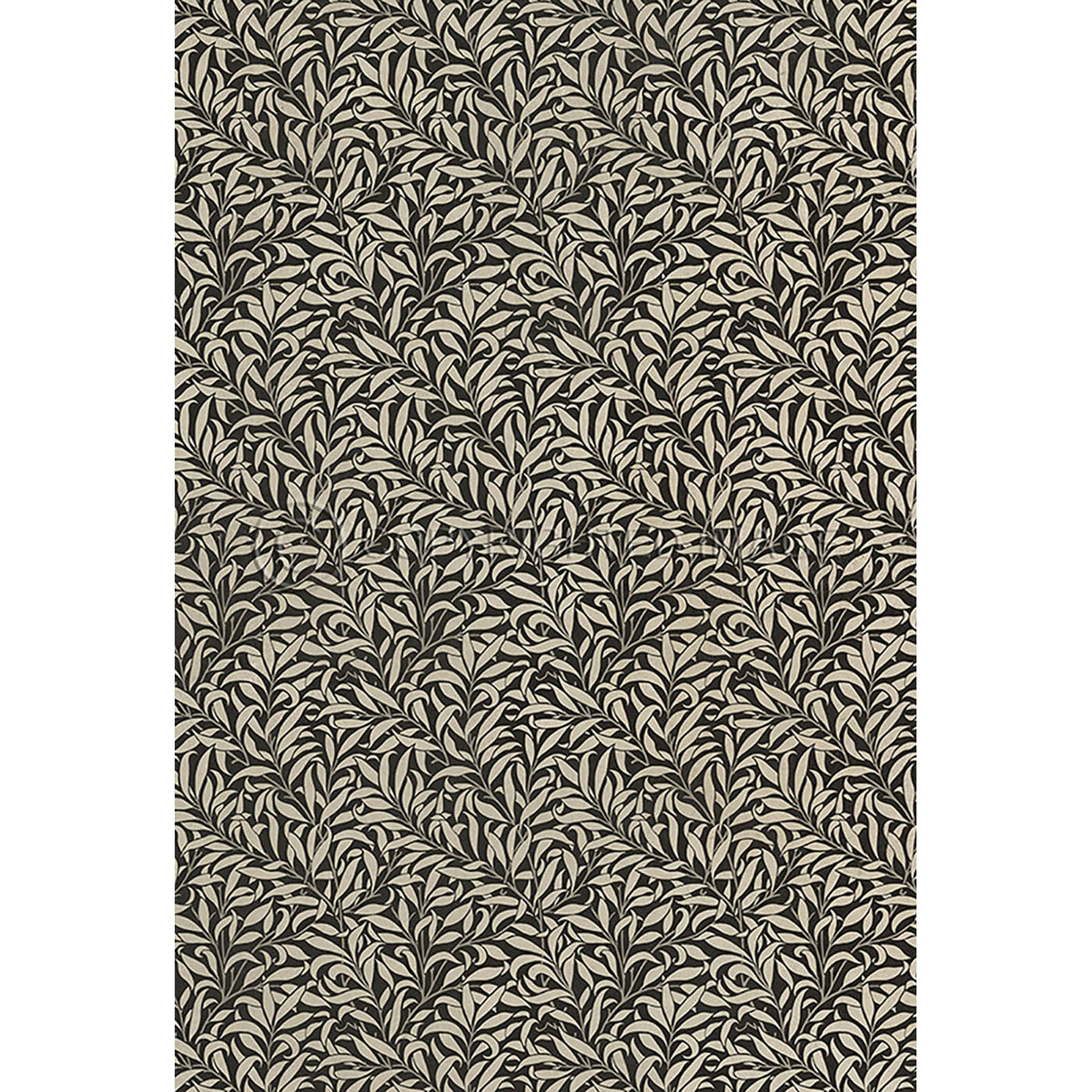 Willow Bough Charcoal and Linen 38x56