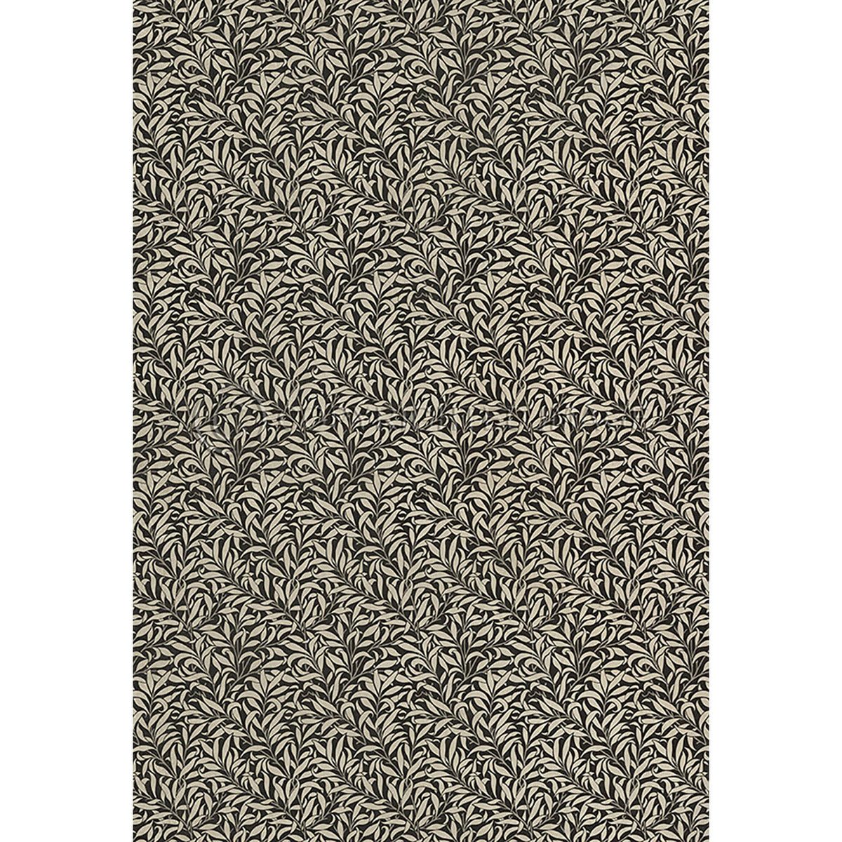 Willow Bough Charcoal and Linen 52x76